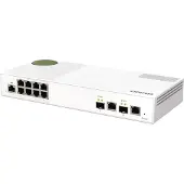 Qnap QSW-M2108-2C - Switch - Administrerad - 2 x 10 Gigabit SFP+ + 8 x 2.5GBase-T - skrivbordsmodell