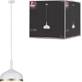 Paulmann Neordic Embla 79628 Pendellampa LED E27 20 W Matt vit, Guld