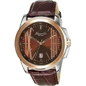 Kenneth Cole Klocka KENNETH COLE IKC8096. Kvarts, Färg brun. Man.