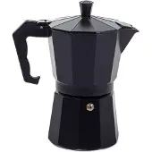 BundiGlassware Moka Espressobryggare i Aluminium för Spis 12 Koppar – 600 ml