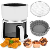 4Swiss ABB-G24 Pure Glass White non-fat fryer