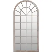 vidaXL Spegel sandfärgad 90x45 cm järn för inomhusbruk