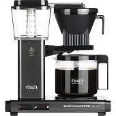 Moccamaster KBG 741 AO, Droppande kaffebryggare, 1,25 l, Malat kaffe, Grå