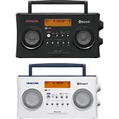 Sangean Väskradio DPR-26 BT DAB+, FM Batteri-laddningsfunktion Vit