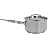 YATO STAINLESS STEEL SAUCEPAN WITH LID 16X9.5CM 1.9L.
