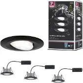 Paulmann 99991 LED-inbyggnadsbelysning LED LED fast installerad 18 W Svart (matt)