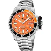 Lotus Herr 18938/2 Orange Silver Klocka