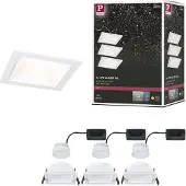 Paulmann 93126 Cole LED-inbyggnadsbelysning Set 3 st LED 6 W Vit