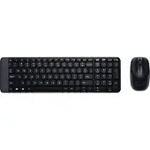 Logitech Mk220 Trådlöst Tangentbord Och Mus Engelska
