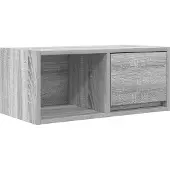 vidaXL TV-bänk grå sonoma 60x31x25,5 cm konstruerat trä