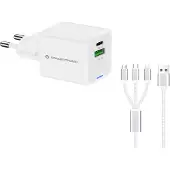 Conceptronic Althea16w Gan 33w Usb-c-väggladdare