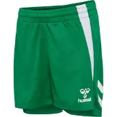 Hummel Träningsshorts hmlLEAD 2.0 - Grön/Vit Barn, storlek 140 cm