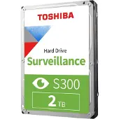 Toshiba S300 Surveillance - Hårddisk - 2 TB - inbyggd - 3.5 - SATA 6Gb/s - 5400 rpm - buffert: 128 MB
