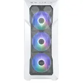 Cooler Master MasterBox TD500 Mesh V2 - Mid tower - SSI CEB - genomskinlig sidopanel (härdat glas) - ingen strömförsörjning (ATX) - vit - USB/ljud