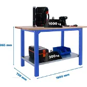 Simon Rack Simonwork (bancos De Trabajo) Bt6 Pro Arbetsbänk 865x1800x750 Mm
