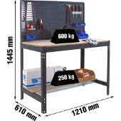 Simonwork (bancos De Trabajo) Bt2 Arbetsbänk 1445x1210x610 Mm