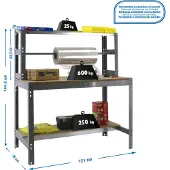Simonwork (bancos De Trabajo) Bt4 Arbetsbänk 1445x1210x760 Mm