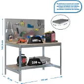 Simonwork (bancos De Trabajo) Bt2 Arbetsbänk 1445x1510x610 Mm