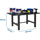 Simon Rack Simonwork (bancos De Trabajo) Bt6 Arbetsbänk 830x1800x730 Mm
