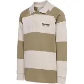 Hummel Loose Striped Pikétröja Med Lång ärm