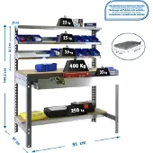 Simonwork (bancos De Trabajo) Bt1 Box Arbetsbänk 1445x910x610 Mm