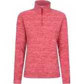 Mountain Warehouse Womens/Ladies Snowdon Melange Fleece Top (Röd)