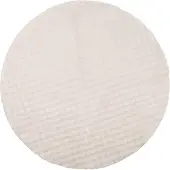 vidaXL Områdesmattor Rund SIROLO Beige Ø 160 CM Polyester
