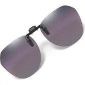 INF Polariserade Clip-on Solglasögon med Fodral Purple