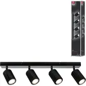 Paulmann Lirena 94922 Tak-spotlights GU10 Svart (matt)