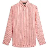 Tommy Hilfiger Regular Fit Bengal Stripe Pure Linen Shirt
