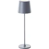 Brilliant Kaami LED-bordslampa, dimbar, grå matt Kaami, dimbar, Aluminium / grå / zink, Vardagsrum / matsal, Metall, Modern