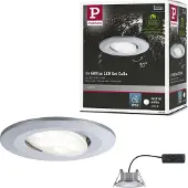 Paulmann 999.28, Nedtryckbar spotlight, 1 lampor, LED, 530 LM, Krom