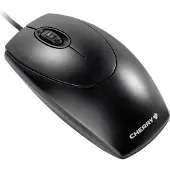 Cherry Wheelmouse WiFi mus USB Optisk Svart 3 Knappar 1000 dpi