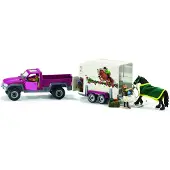 Schleich - Pick-up med hästsläpvagn - 42346 - Horse Club range