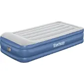 Bestway Tritech Twin Reinforced Enkel Luftmadrass Med Inbyggd Pump