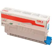 OKI Tonerkassett cyan, 6000 sidor