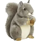 Aurora 26172 Miyoni Squirrel 10in Soft Toy Grey