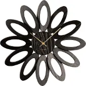 Karlsson Fiore Wood Veneer Black väggklocka KA5891BK