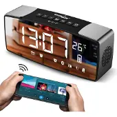 Greenblue 62917, Klockradio, Digital, FM, 87,5 - 108 MHz, 70 - 20000 hz, 70 dB