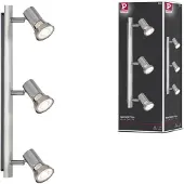 Paulmann Teja 66700 Tak-spotlights LED GU10 30 W Nickel (satinerat)