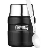 Thermos Stålmattermos King 0,5L mattsvart