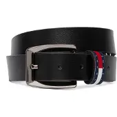Tommy Hilfiger Tommy Jeans Tommy Flag Square Buckle Leather Belt