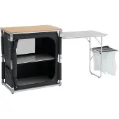 Outwell Padres Storage Unit With Side Table Shadow Grey