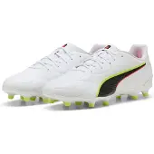 Puma Fotbollsko 'KING 20 PLAY' gul / röd / svart / vit