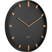 Karlsson väggklocka Grace metal black 40 cm KA5942BK
