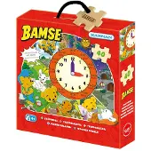 Bamse Klocka TräBarnpussel 40 Bitar Kärnan