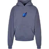 Mister tee Le Papillon Heavy Oversize Tröja Med Huva