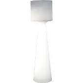 New Garden Grace LED-golvlampa IP65 vit, 140 cm, Vitt / opal, Syntetmaterial, Modern