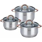 KINGHOFF grytset 6 delar KH-1762