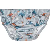 Playshoes Badbyxa 'Dino' rökblå / mörkblå / hummer / off-white